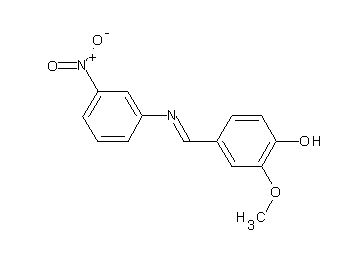2-methoxy-4-{[(3-nitrophenyl)imino]methyl}phenol - Click Image to Close