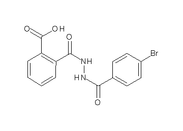 2-{[2-(4-bromobenzoyl)hydrazino]carbonyl}benzoic acid - Click Image to Close