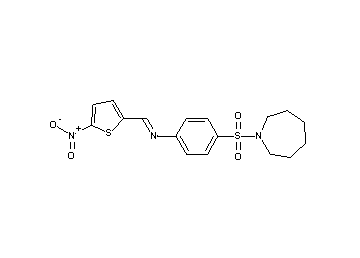 4-(1-azepanylsulfonyl)-N-[(5-nitro-2-thienyl)methylene]aniline - Click Image to Close