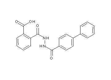2-{[2-(4-biphenylylcarbonyl)hydrazino]carbonyl}benzoic acid - Click Image to Close