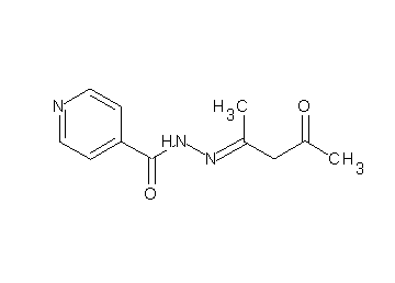 N'-(1-methyl-3-oxobutylidene)isonicotinohydrazide - Click Image to Close