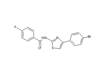 N-[4-(4-bromophenyl)-1,3-thiazol-2-yl]-4-fluorobenzamide - Click Image to Close