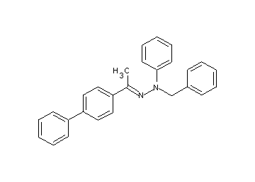 1-benzyl-2-[1-(4-biphenylyl)ethylidene]-1-phenylhydrazine - Click Image to Close