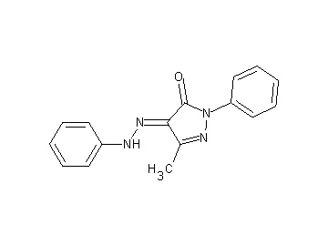 5-methyl-2-phenyl-4-(phenylhydrazono)-2,4-dihydro-3H-pyrazol-3-one - Click Image to Close