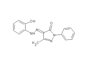 4-[(2-hydroxyphenyl)hydrazono]-5-methyl-2-phenyl-2,4-dihydro-3H-pyrazol-3-one - Click Image to Close