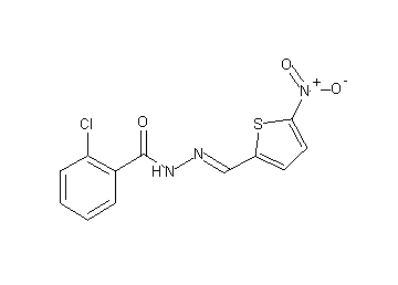 2-chloro-N'-[(5-nitro-2-thienyl)methylene]benzohydrazide - Click Image to Close