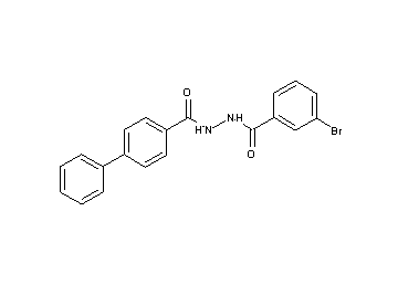 N'-(3-bromobenzoyl)-4-biphenylcarbohydrazide - Click Image to Close