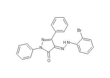 4-[(2-bromophenyl)hydrazono]-2,5-diphenyl-2,4-dihydro-3H-pyrazol-3-one - Click Image to Close