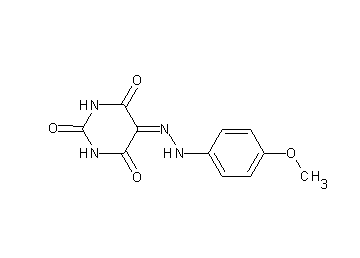 5-[(4-methoxyphenyl)hydrazono]-2,4,6(1H,3H,5H)-pyrimidinetrione - Click Image to Close