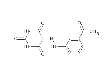 5-[(3-acetylphenyl)hydrazono]-2,4,6(1H,3H,5H)-pyrimidinetrione - Click Image to Close