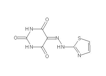 5-(1,3-thiazol-2-ylhydrazono)-2,4,6(1H,3H,5H)-pyrimidinetrione - Click Image to Close