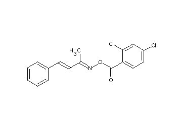 4-phenyl-3-buten-2-one O-(2,4-dichlorobenzoyl)oxime - Click Image to Close