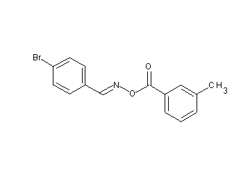 4-bromobenzaldehyde O-(3-methylbenzoyl)oxime - Click Image to Close