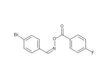 4-bromobenzaldehyde O-(4-fluorobenzoyl)oxime - Click Image to Close