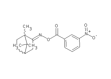 1,7,7-trimethylbicyclo[2.2.1]heptan-2-one O-(3-nitrobenzoyl)oxime - Click Image to Close
