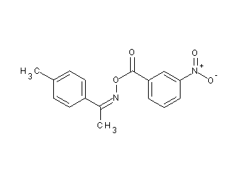 1-(4-methylphenyl)ethanone O-(3-nitrobenzoyl)oxime