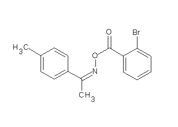 1-(4-methylphenyl)ethanone O-(2-bromobenzoyl)oxime