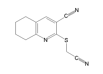 2-[(cyanomethyl)sulfanyl]-5,6,7,8-tetrahydro-3-quinolinecarbonitrile - Click Image to Close