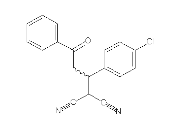 [1-(4-chlorophenyl)-3-oxo-3-phenylpropyl]malononitrile - Click Image to Close
