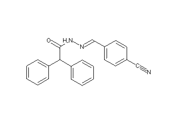 N'-(4-cyanobenzylidene)-2,2-diphenylacetohydrazide - Click Image to Close