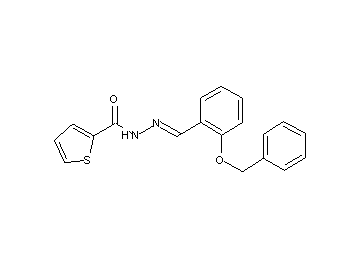N'-[2-(benzyloxy)benzylidene]-2-thiophenecarbohydrazide - Click Image to Close