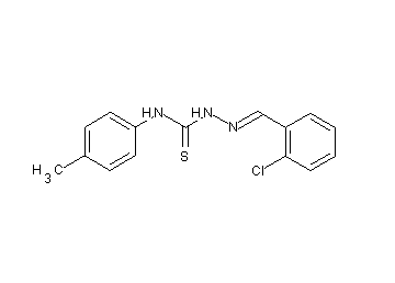 2-chlorobenzaldehyde N-(4-methylphenyl)thiosemicarbazone - Click Image to Close
