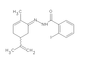 2-iodo-N'-(5-isopropenyl-2-methyl-2-cyclohexen-1-ylidene)benzohydrazide - Click Image to Close