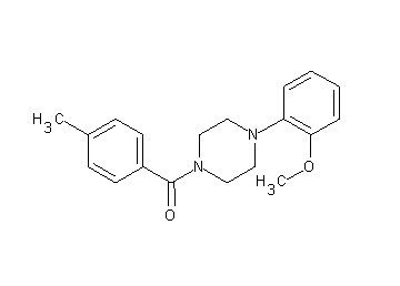 1-(2-methoxyphenyl)-4-(4-methylbenzoyl)piperazine - Click Image to Close