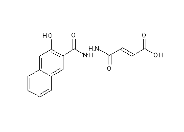 4-[2-(3-hydroxy-2-naphthoyl)hydrazino]-4-oxo-2-butenoic acid - Click Image to Close