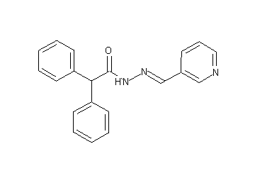 2,2-diphenyl-N'-(3-pyridinylmethylene)acetohydrazide - Click Image to Close