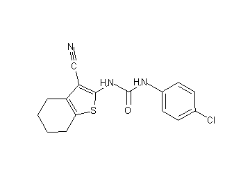 N-(4-chlorophenyl)-N'-(3-cyano-4,5,6,7-tetrahydro-1-benzothien-2-yl)urea - Click Image to Close