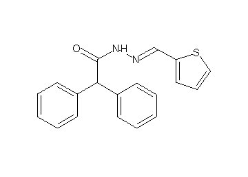 2,2-diphenyl-N'-(2-thienylmethylene)acetohydrazide - Click Image to Close