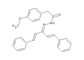 2-(4-methoxyphenyl)-N'-[3-phenyl-1-(2-phenylvinyl)-2-propen-1-ylidene]acetohydrazide - Click Image to Close