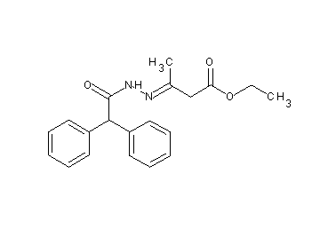 ethyl 3-[(diphenylacetyl)hydrazono]butanoate - Click Image to Close
