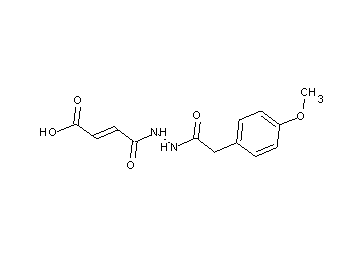 4-{2-[(4-methoxyphenyl)acetyl]hydrazino}-4-oxo-2-butenoic acid - Click Image to Close