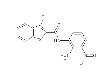 3-chloro-N-(2-methyl-3-nitrophenyl)-1-benzothiophene-2-carboxamide - Click Image to Close