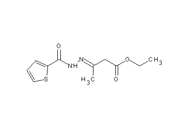 ethyl 3-[(2-thienylcarbonyl)hydrazono]butanoate - Click Image to Close