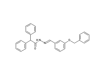 N'-[3-(benzyloxy)benzylidene]-2,2-diphenylacetohydrazide - Click Image to Close