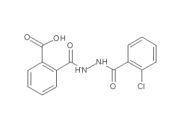 2-{[2-(2-chlorobenzoyl)hydrazino]carbonyl}benzoic acid - Click Image to Close