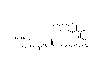 N,N'-[(1,9-dioxo-1,9-nonanediyl)bis(2,1-hydrazinediylcarbonyl-4,1-phenylene)]dipropanamide - Click Image to Close
