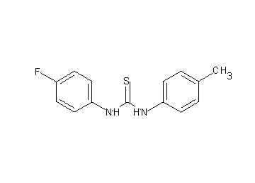N-(4-fluorophenyl)-N'-(4-methylphenyl)thiourea - Click Image to Close