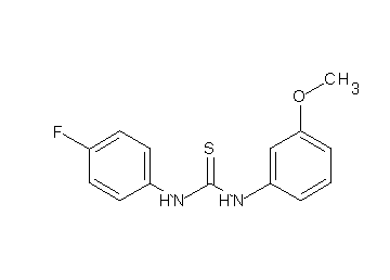 N-(4-fluorophenyl)-N'-(3-methoxyphenyl)thiourea - Click Image to Close