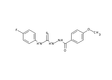 N-(4-fluorophenyl)-2-(4-methoxybenzoyl)hydrazinecarbothioamide - Click Image to Close