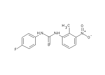 N-(4-fluorophenyl)-N'-(2-methyl-3-nitrophenyl)thiourea - Click Image to Close