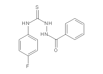 2-benzoyl-N-(4-fluorophenyl)hydrazinecarbothioamide