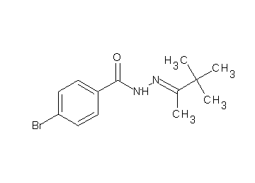 4-bromo-N'-(1,2,2-trimethylpropylidene)benzohydrazide - Click Image to Close