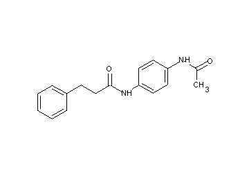N-[4-(acetylamino)phenyl]-3-phenylpropanamide - Click Image to Close