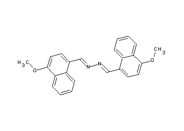 bis[(4-methoxy-1-naphthyl)methylene]hydrazine