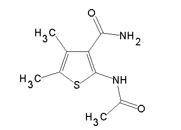 2-(acetylamino)-4,5-dimethyl-3-thiophenecarboxamide - Click Image to Close
