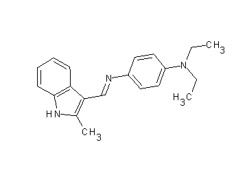 N,N-diethyl-N'-[(2-methyl-1H-indol-3-yl)methylene]-1,4-benzenediamine - Click Image to Close